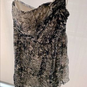 J Crew Collection Silk Asymetrical Dress